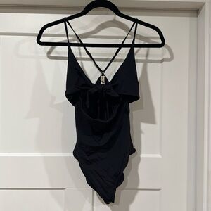 Wilfred black one-piece swimsuit - size S